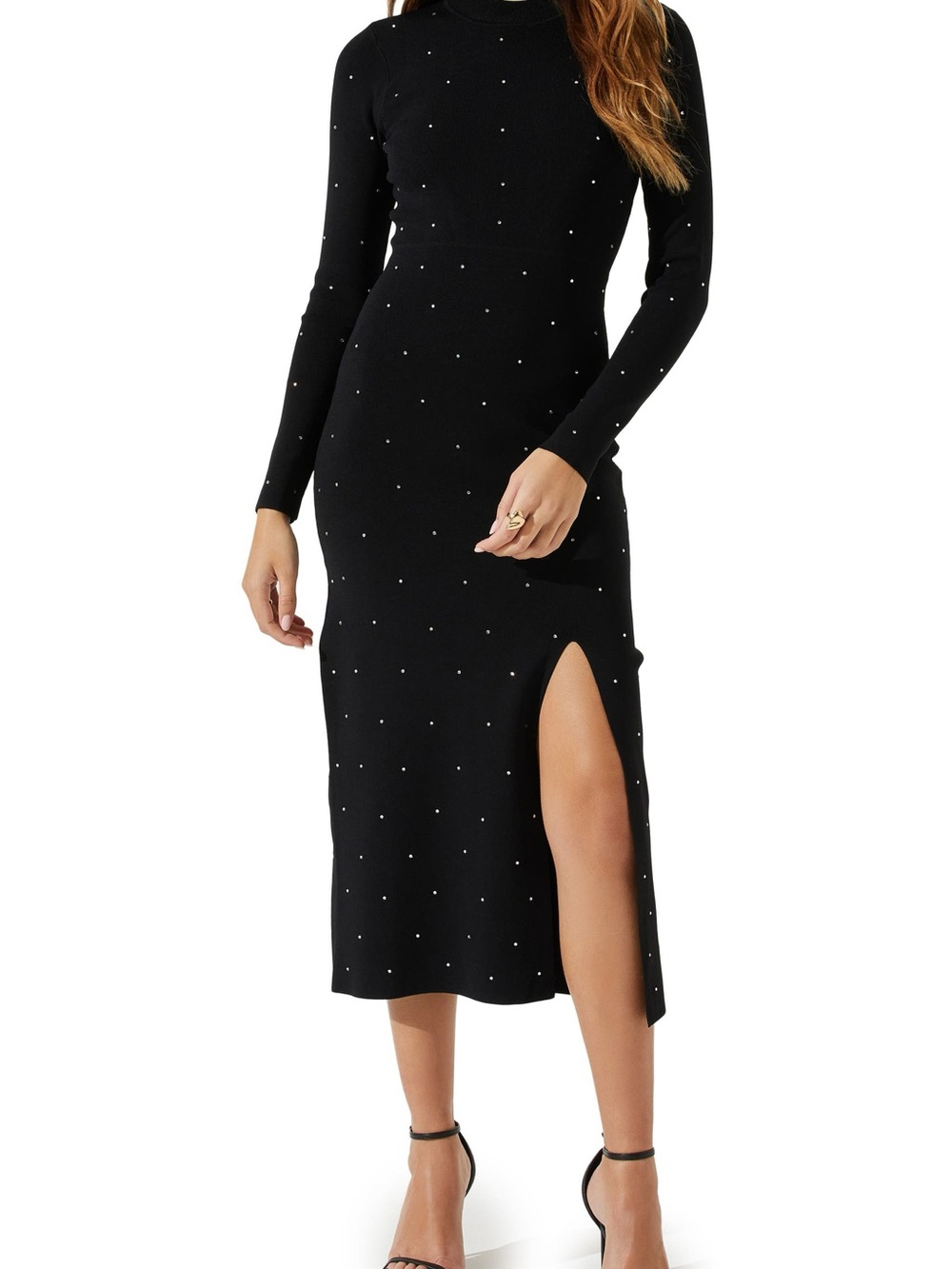 ASTR the Label Kariana Long Sleeve Sweater Dress M